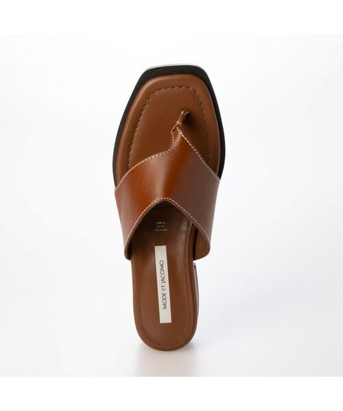 MODE ET JACOMO / モードエジャコモ サンダル | 【Ami Harunaコラボ】レザートングサンダル | 詳細4