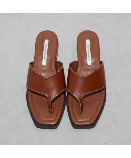 MODE ET JACOMO / モードエジャコモ サンダル | 【Ami Harunaコラボ】レザートングサンダル | 詳細7