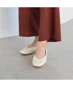 MODE ET JACOMO / モードエジャコモ パンプス | スクエアトゥフラットパンプス