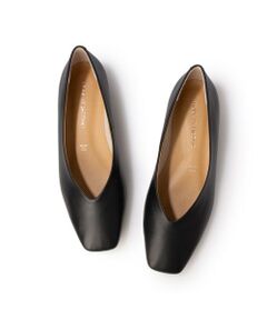 MODE ET JACOMO / モードエジャコモ パンプス | スクエアトゥフラットパンプス