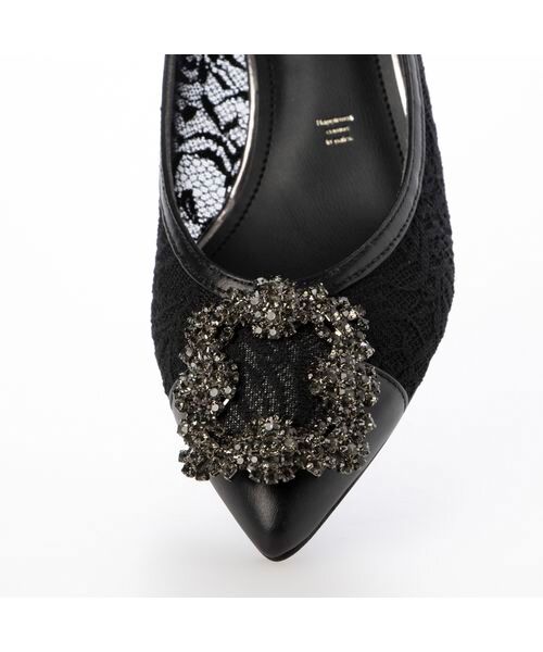 MODE ET JACOMO / モードエジャコモ パンプス | ビジューチュールパンプス | 詳細6