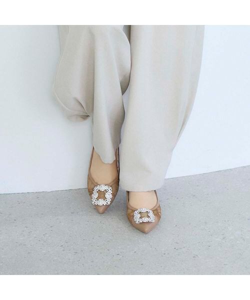 MODE ET JACOMO / モードエジャコモ パンプス | ビジューチュールパンプス | 詳細20