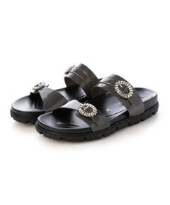 MODE ET JACOMO / モードエジャコモ サンダル | ビジューベルトフットベッドサンダル