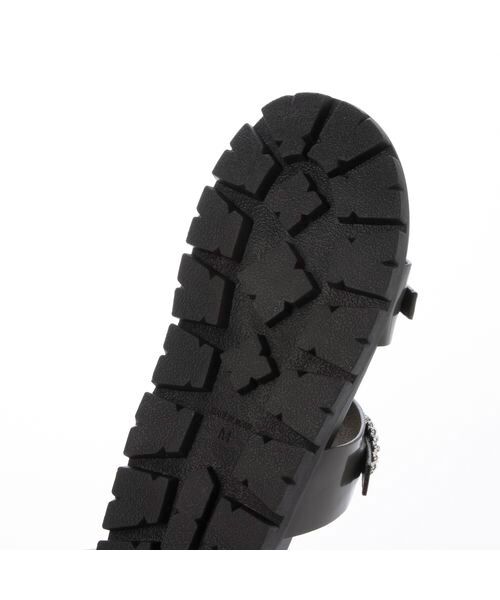 MODE ET JACOMO / モードエジャコモ サンダル | ビジューベルトフットベッドサンダル | 詳細12