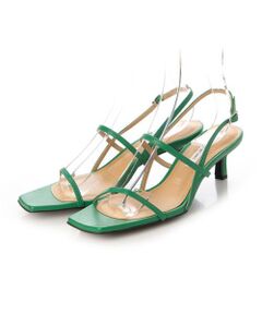 MODE ET JACOMO / モードエジャコモ サンダル | スクエアトゥストラップヒールサンダル