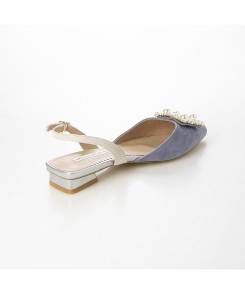 MODE ET JACOMO / モードエジャコモ パンプス | パールビジューバックベルトパンプス | 詳細2