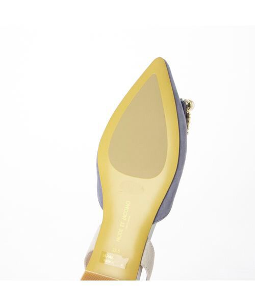 MODE ET JACOMO / モードエジャコモ パンプス | パールビジューバックベルトパンプス | 詳細4