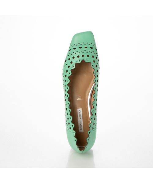 MODE ET JACOMO / モードエジャコモ フラットシューズ | レーザーカットフラットパンプス | 詳細9