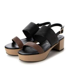 MODE ET JACOMO / モードエジャコモ サンダル | 厚底ダブルベルトサンダル
