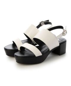 MODE ET JACOMO / モードエジャコモ サンダル | 厚底ダブルベルトサンダル