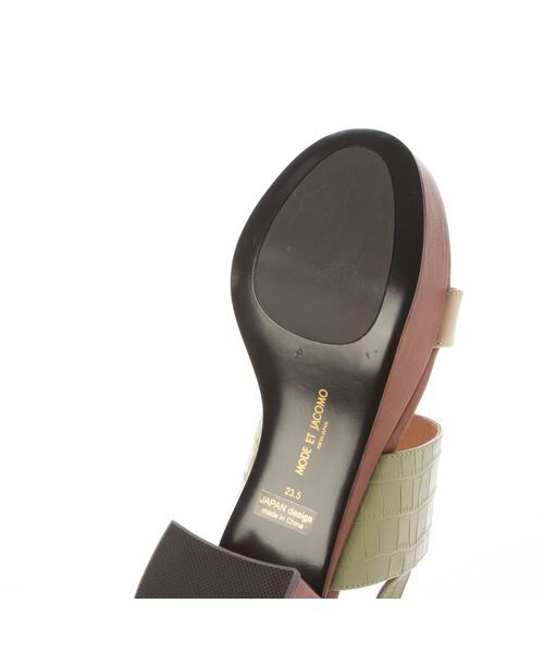 MODE ET JACOMO / モードエジャコモ サンダル | 厚底ダブルベルトサンダル | 詳細9