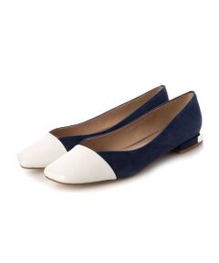 MODE ET JACOMO / モードエジャコモ フラットシューズ | コンビデザインスクエアトゥパンプス