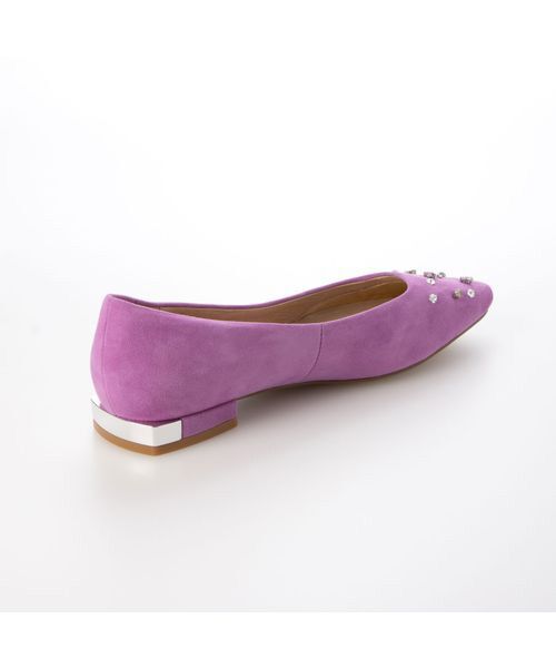 MODE ET JACOMO / モードエジャコモ フラットシューズ | ラインストーンスクエアトゥパンプス | 詳細2