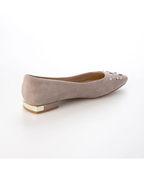 MODE ET JACOMO / モードエジャコモ フラットシューズ | ラインストーンスクエアトゥパンプス | 詳細8