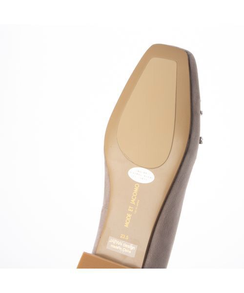 MODE ET JACOMO / モードエジャコモ フラットシューズ | ラインストーンスクエアトゥパンプス | 詳細10