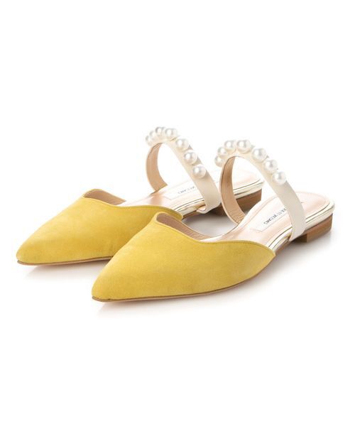 MODE ET JACOMO / モードエジャコモ サンダル | パールモチーフフラットミュール | 詳細1