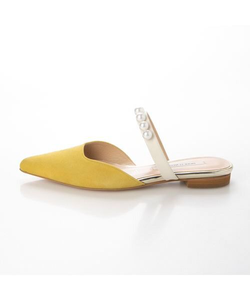 MODE ET JACOMO / モードエジャコモ サンダル | パールモチーフフラットミュール | 詳細2