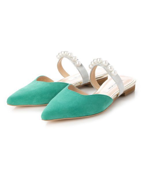 MODE ET JACOMO / モードエジャコモ サンダル | パールモチーフフラットミュール | 詳細7