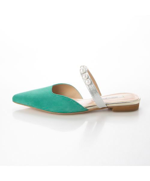 MODE ET JACOMO / モードエジャコモ サンダル | パールモチーフフラットミュール | 詳細8