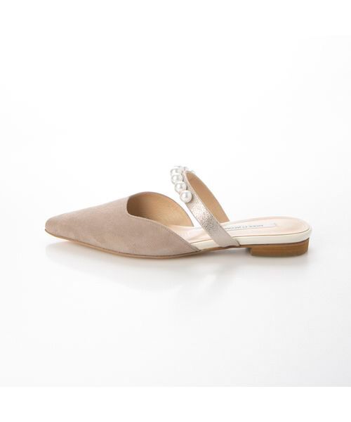 MODE ET JACOMO / モードエジャコモ サンダル | パールモチーフフラットミュール | 詳細14
