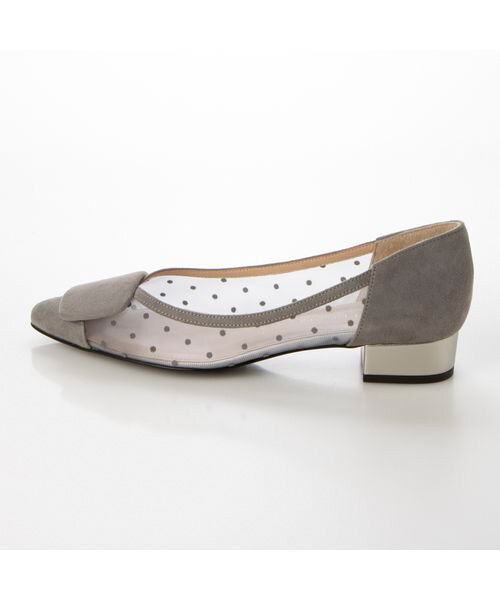 MODE ET JACOMO / モードエジャコモ パンプス | スクエアモチーフチュールパンプス | 詳細2