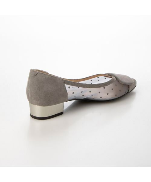 MODE ET JACOMO / モードエジャコモ パンプス | スクエアモチーフチュールパンプス | 詳細3