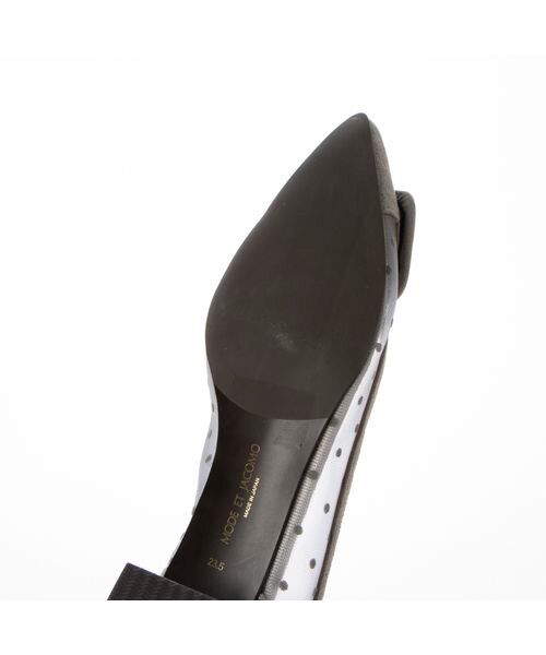 MODE ET JACOMO / モードエジャコモ パンプス | スクエアモチーフチュールパンプス | 詳細5