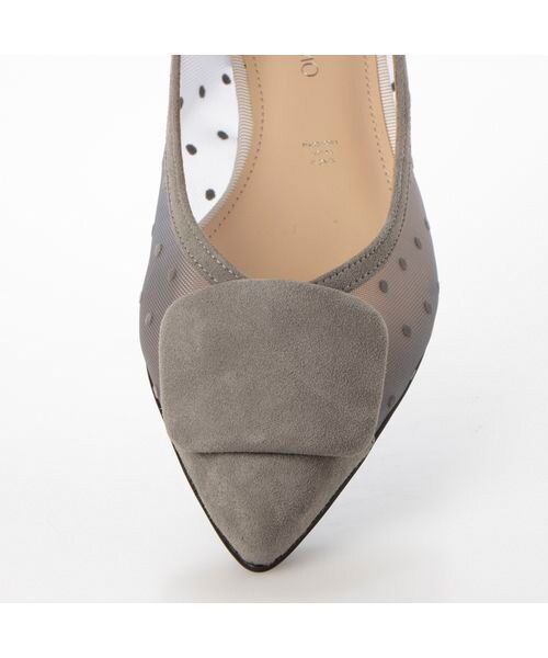 MODE ET JACOMO / モードエジャコモ パンプス | スクエアモチーフチュールパンプス | 詳細6