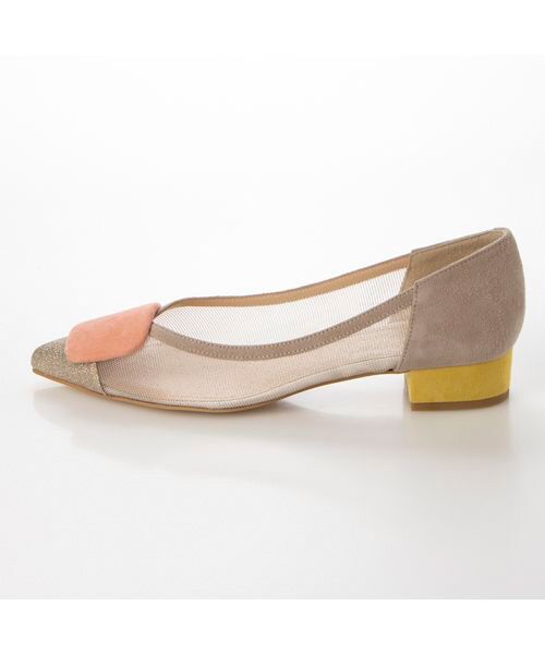 MODE ET JACOMO / モードエジャコモ パンプス | スクエアモチーフチュールパンプス | 詳細8