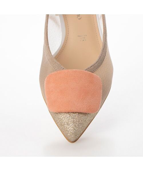 MODE ET JACOMO / モードエジャコモ パンプス | スクエアモチーフチュールパンプス | 詳細12