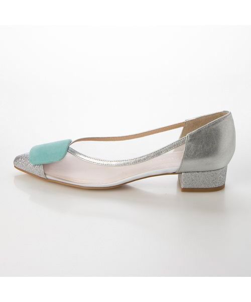 MODE ET JACOMO / モードエジャコモ パンプス | スクエアモチーフチュールパンプス | 詳細13