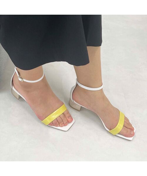 MODE ET JACOMO / モードエジャコモ サンダル | スクエアトゥアンクルストラップサンダル | 詳細7