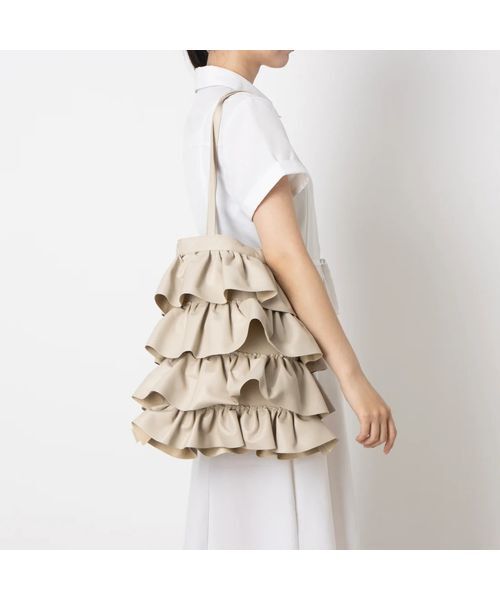MODE ET JACOMO / モードエジャコモ トートバッグ | 【Casselini】フリルトートバッグ | 詳細6