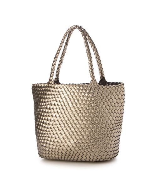 MODE ET JACOMO/モードエジャコモ 【継続】メッシュトートバック ダークシルバー EX