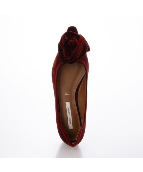 MODE ET JACOMO / モードエジャコモ フラットシューズ | フラワーモチーフフラットパンプス | 詳細4