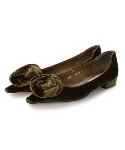 MODE ET JACOMO / モードエジャコモ フラットシューズ | フラワーモチーフフラットパンプス | 詳細7