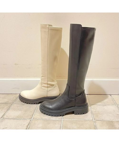 MODE ET JACOMO / モードエジャコモ ブーツ（ロング丈） | ストレッチロングブーツ | 詳細12