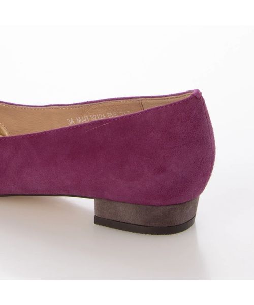 MODE ET JACOMO / モードエジャコモ フラットシューズ | ファー付ポインテッドトゥフラットパンプス | 詳細6