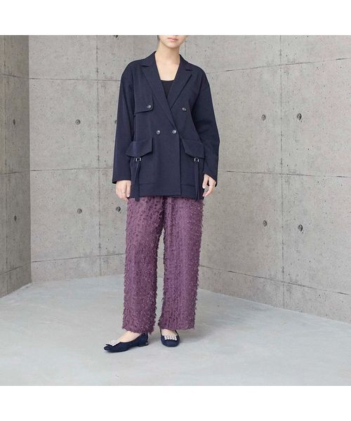 MODE ET JACOMO / モードエジャコモ フラットシューズ | アシンメトリービジューフラットパンプス | 詳細8