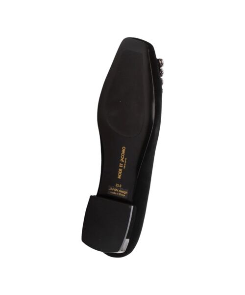 MODE ET JACOMO / モードエジャコモ フラットシューズ | アシンメトリービジューフラットパンプス | 詳細12