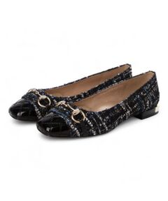 MODE ET JACOMO / モードエジャコモ フラットシューズ | スクエアビットフラットパンプス