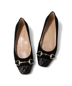 MODE ET JACOMO / モードエジャコモ フラットシューズ | スクエアビットフラットパンプス