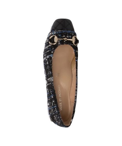 MODE ET JACOMO / モードエジャコモ フラットシューズ | スクエアビットフラットパンプス | 詳細3