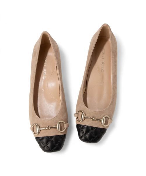 MODE ET JACOMO / モードエジャコモ フラットシューズ | スクエアビットフラットパンプス | 詳細12