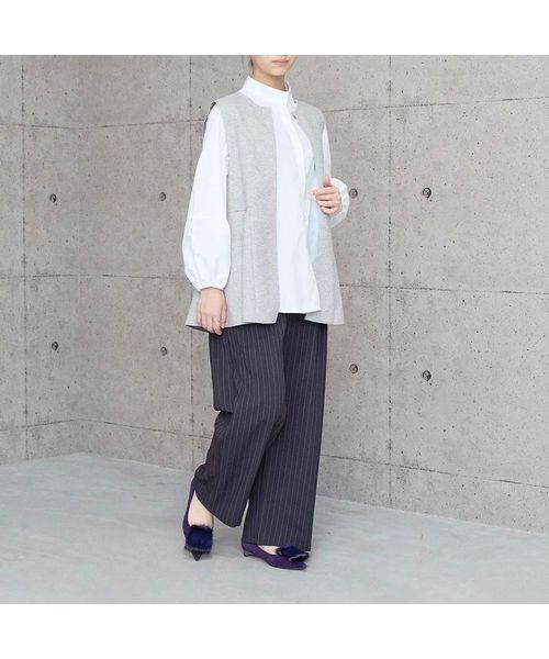 MODE ET JACOMO / モードエジャコモ フラットシューズ | コンビファー付きフラットパンプス | 詳細15