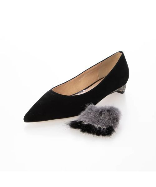 MODE ET JACOMO / モードエジャコモ フラットシューズ | コンビファー付きフラットパンプス | 詳細21