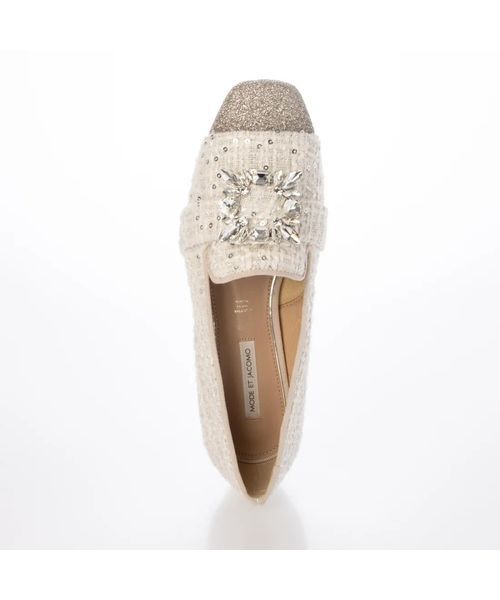 MODE ET JACOMO / モードエジャコモ フラットシューズ | ビジューバックル付きオペラシューズ | 詳細4