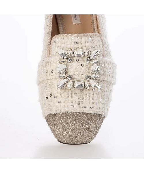 MODE ET JACOMO / モードエジャコモ フラットシューズ | ビジューバックル付きオペラシューズ | 詳細6