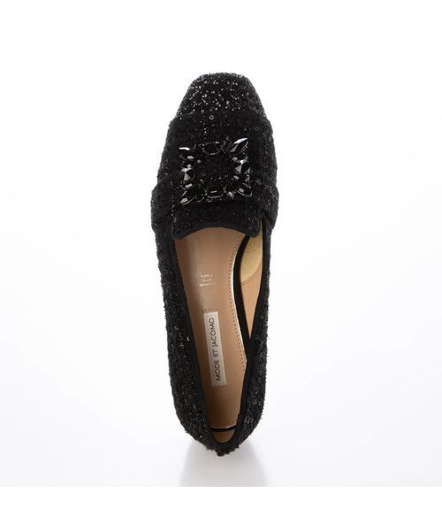 MODE ET JACOMO / モードエジャコモ フラットシューズ | ビジューバックル付きオペラシューズ | 詳細9