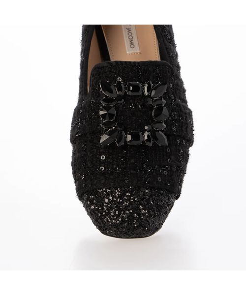 MODE ET JACOMO / モードエジャコモ フラットシューズ | ビジューバックル付きオペラシューズ | 詳細11